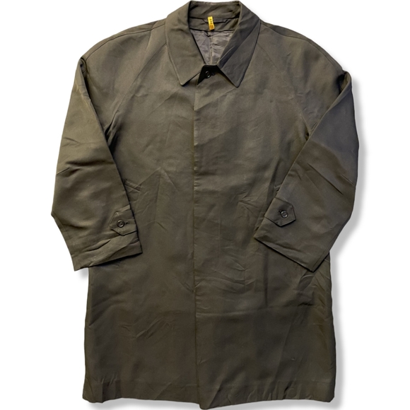 Men's Cotton Car Coat Black - Picture 3 of 13